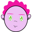 download Blonde Boy clipart image with 270 hue color