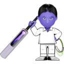 download Cricket Toon clipart image with 225 hue color