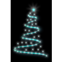 download Modern Christmas Tree 4 clipart image with 135 hue color