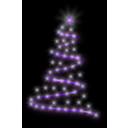download Modern Christmas Tree 4 clipart image with 225 hue color