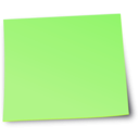 download Sticky Note clipart image with 45 hue color