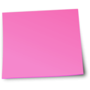 download Sticky Note clipart image with 270 hue color