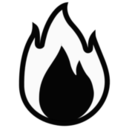 download Fire Monochrome clipart image with 45 hue color