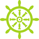 download Captains Wheel clipart image with 45 hue color