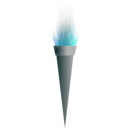 download Torch clipart image with 180 hue color