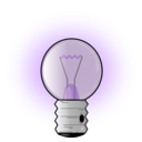 download Light Bulb clipart image with 225 hue color