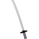 download Katana clipart image with 270 hue color