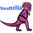 download Trollzilla clipart image with 225 hue color