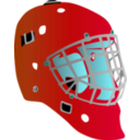 download Goalie Mask clipart image with 135 hue color