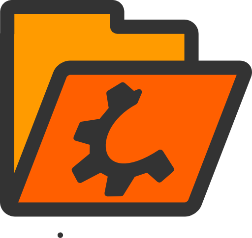 Folder Orange Open